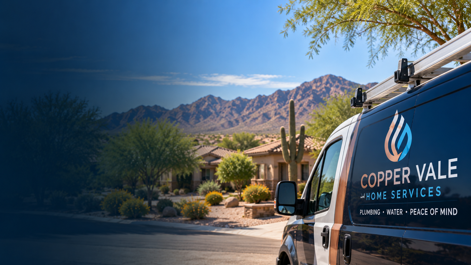 Copper Vale Home Services plumbing hero image in Goodyear, Arizona